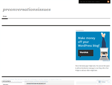 Tablet Screenshot of prconversationsissues.wordpress.com