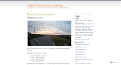 Desktop Screenshot of adrianfitch.wordpress.com