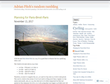 Tablet Screenshot of adrianfitch.wordpress.com