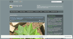 Desktop Screenshot of energyscience.wordpress.com