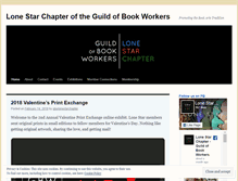 Tablet Screenshot of gbwlonestarchapter.wordpress.com