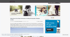 Desktop Screenshot of joannmanolisphotography.wordpress.com