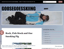 Tablet Screenshot of goosegoesskiing.wordpress.com