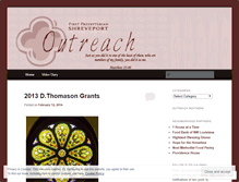 Tablet Screenshot of fpcsoutreach.wordpress.com