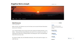 Desktop Screenshot of angelicaserio.wordpress.com