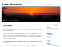 Tablet Screenshot of angelicaserio.wordpress.com