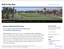 Tablet Screenshot of golfinthesun.wordpress.com