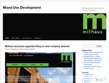 Tablet Screenshot of milhausmixeduse.wordpress.com