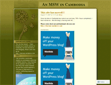 Tablet Screenshot of coming2cambodia.wordpress.com