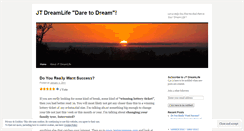 Desktop Screenshot of jtdreams.wordpress.com