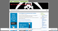 Desktop Screenshot of nejtillpirater.wordpress.com