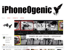 Tablet Screenshot of iphoneogenic.wordpress.com