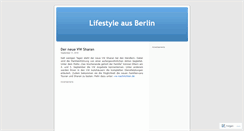 Desktop Screenshot of derlifestyle.wordpress.com