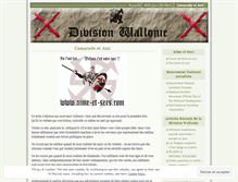 Tablet Screenshot of divisionwallonie.wordpress.com