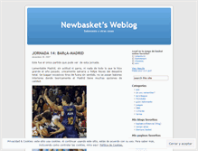 Tablet Screenshot of newbasket.wordpress.com