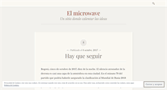 Desktop Screenshot of elmicrowave.wordpress.com