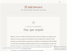 Tablet Screenshot of elmicrowave.wordpress.com