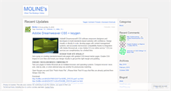 Desktop Screenshot of moline.wordpress.com