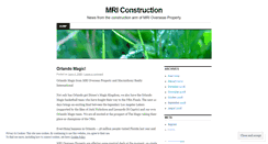 Desktop Screenshot of mriconstruction.wordpress.com