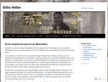 Tablet Screenshot of gillisheller.wordpress.com