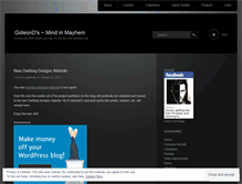Tablet Screenshot of gideond.wordpress.com