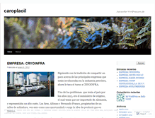 Tablet Screenshot of caroplaoil.wordpress.com
