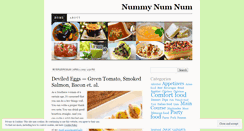 Desktop Screenshot of nummynumnum.wordpress.com
