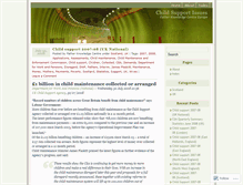 Tablet Screenshot of childmaintenance.wordpress.com