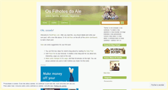 Desktop Screenshot of osfilhotes.wordpress.com