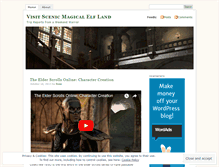Tablet Screenshot of magicalelfland.wordpress.com