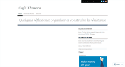 Desktop Screenshot of cafethawrarevolution.wordpress.com