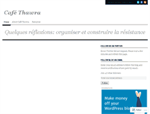 Tablet Screenshot of cafethawrarevolution.wordpress.com