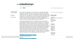 Desktop Screenshot of iclaudiusnyc.wordpress.com