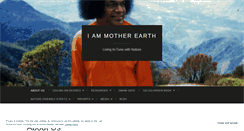 Desktop Screenshot of iammotherearth.wordpress.com