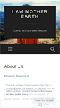 Mobile Screenshot of iammotherearth.wordpress.com