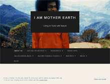 Tablet Screenshot of iammotherearth.wordpress.com