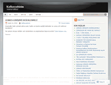Tablet Screenshot of kafkasyabizim.wordpress.com