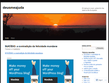 Tablet Screenshot of deusmeajuda.wordpress.com