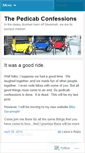 Mobile Screenshot of pedicabconfessions.wordpress.com