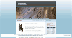 Desktop Screenshot of minnowspeaks.wordpress.com