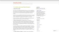 Desktop Screenshot of anarchyjunky.wordpress.com
