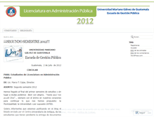 Tablet Screenshot of licenciaturaap.wordpress.com