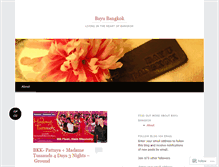 Tablet Screenshot of bayubangkok.wordpress.com