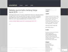 Tablet Screenshot of infoenergi.wordpress.com