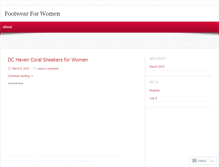 Tablet Screenshot of footwearforwomenhvg.wordpress.com