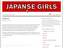 Tablet Screenshot of japanse.wordpress.com