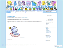 Tablet Screenshot of cheats4neopets.wordpress.com