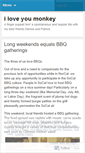Mobile Screenshot of iloveyoumonkey.wordpress.com