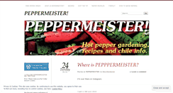Desktop Screenshot of peppermeister.wordpress.com