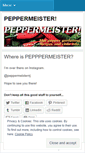 Mobile Screenshot of peppermeister.wordpress.com